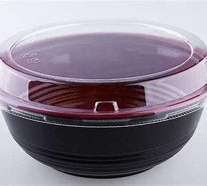 Microwavable Red&Black Bowl/Lid