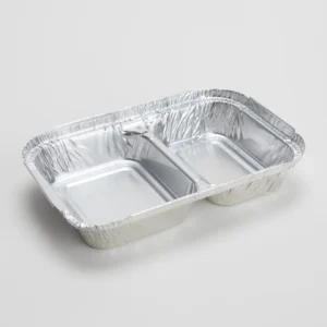 2-compartment foil container-Qty:500