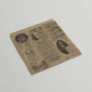Kraft Times' Greaseproof 2 sides open Bags x1,000